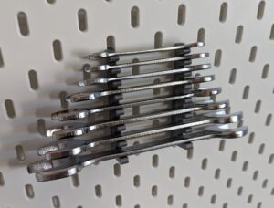 ikea skadis wrench holder