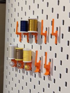ikea skadis thread and bobbin holder