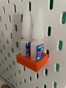 ikea skadis duo glue holder
