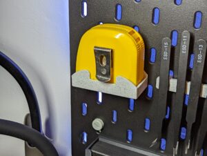 tape measure holder for an ikea skådis
