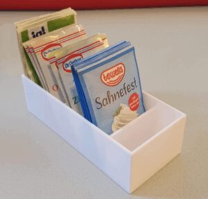 baking powder compartment boxes
