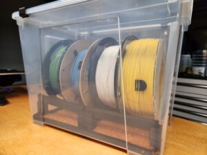 spool holder drybox ikea samla 22l