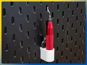 deburring tool holder for ikea skadis