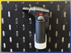 jet flame lighter holder for ikea skadis