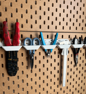 ikea skadis tool holder