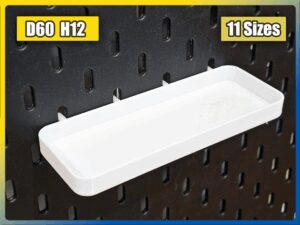 ikea skadis tray shelf d60 h12