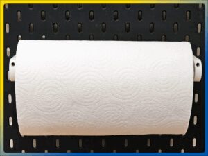 quick change paper towel mount for ikea skadis