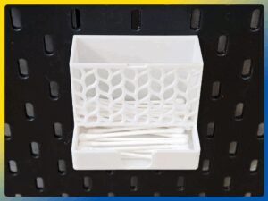 q tip cotton swab holder for ikea skadis