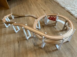 brio ikea bridge support tower for spiral train tracks