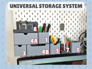 universal storage system for skadis