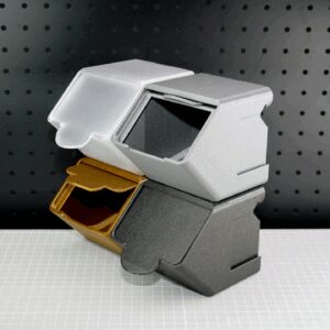 print in place lid box with french cleats integrated printed parts storage box with pegboard