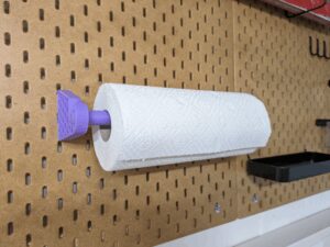 ikea skadis paper towel holder