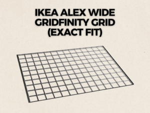 ikea alex wide gridfinity grid exact fit