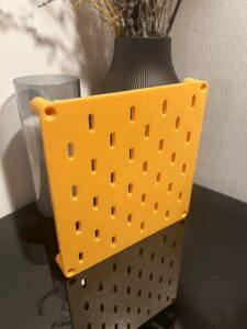 ikea skadis board with spacers for a1 mini