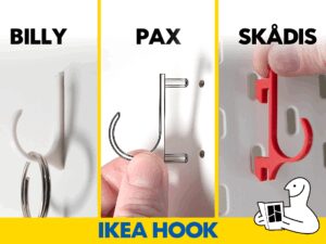 ikea hook for billy pax skadis