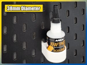 super glue holder for ikea skadis 38mm