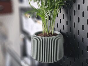 ikea skadis flower pot planter modern ribbed vase