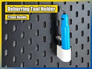 deburring tool holder for ikea skadis 22mm