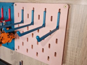 ikea skadis 10cm long hook for wall board