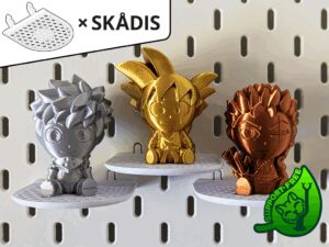 chibi display shelf for ikea skadis