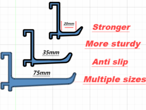 ikea skadis hook for wall board
