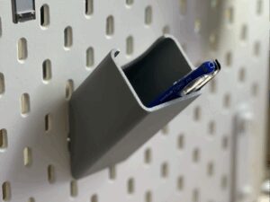 ikea skadis storage box no support needed