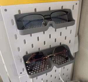 glasses holder for skadis fits pegboard