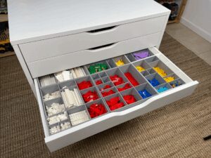 ikea alex organizer trays shorter drawers