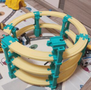 spiral rails train track for brio ikea lidl
