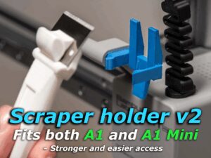 bambu scraper holder v2 for a1 a1 mini