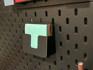 ikea skadis post it holder