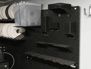 modular and customizable shelf for ikea skadis